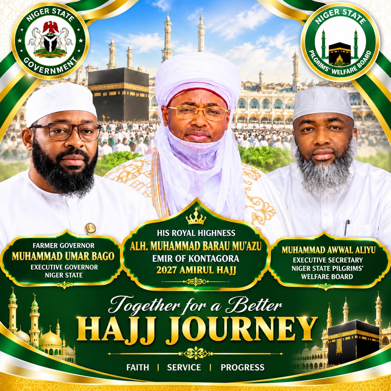 NIGER  GOVERNMENT APPOINTS EMIR OF KONTAGORA, AMIRUL HAJJ FOR 2027 PILGRIMAGE.